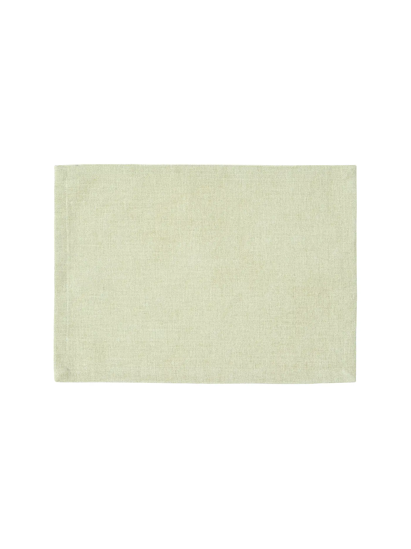 SANDER | Tischläufer KENSINGTON 50x135cm Green | hellgrau